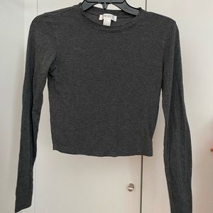 Forever 21 long Sleeved Crop Top
